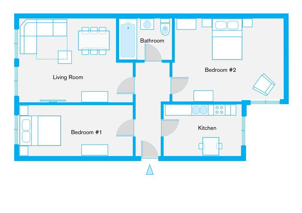 The Rheinsberger - Cosy 2Br One Living Room Up To 6 เบอร์ลิน ห้อง รูปภาพ